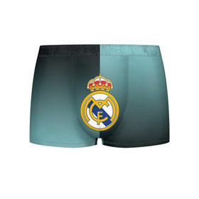 Мужские трусы 3D с принтом Real Madrid 2018 Reverse , 50% хлопок, 50% полиэстер | классическая посадка, на поясе мягкая тканевая резинка | Тематика изображения на принте: emirates | fc | real madrid | реал мадрид | футбольный клуб | эмблема