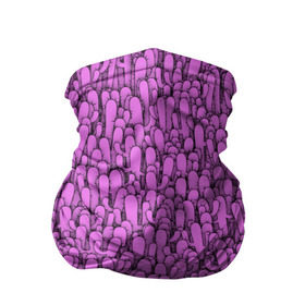 Бандана-труба 3D с принтом Розовые кактусы , 100% полиэстер, ткань с особыми свойствами — Activecool | плотность 150‒180 г/м2; хорошо тянется, но сохраняет форму | Тематика изображения на принте: гламур | гламурный | кактус | колючки | мексика | паттерн | пустыня | растения | розовый | шипы