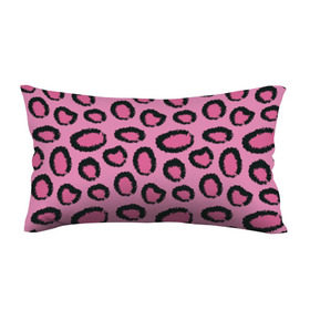 Подушка 3D антистресс с принтом Розовый гепард , наволочка — 100% полиэстер, наполнитель — вспененный полистирол | состоит из подушки и наволочки на молнии | африка | животное | леопард
