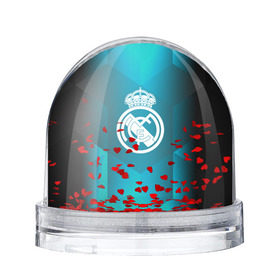 Водяной шар с принтом Real Madrid Geometry Sport , Пластик | Изображение внутри шара печатается на глянцевой фотобумаге с двух сторон | emirates | fc | real madrid | геометрия | реал мадрид | футбольный клуб | эмблема