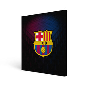 Холст квадратный с принтом FC Barca 2018 Original , 100% ПВХ |  | fc | fc barcelona | fcb | барселона | спорт | спортивные | фк | футбол | футбольный клуб