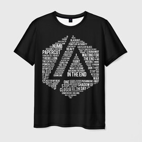 Мужская футболка 3D с принтом In the end , 100% полиэфир | прямой крой, круглый вырез горловины, длина до линии бедер | linrin park | lp | линкин парк | лп | рок | рок группа | честер | честер беннингтон
