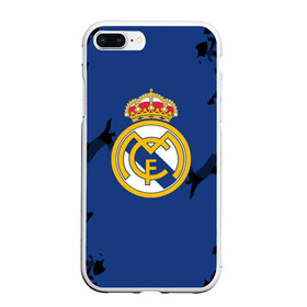 Чехол для iPhone 7Plus/8 Plus матовый с принтом Real Madrid 2018 Original , Силикон | Область печати: задняя сторона чехла, без боковых панелей | Тематика изображения на принте: fc | real madrid | реал мадрид | спорт | спортивные | фк | футбол | футбольный клуб