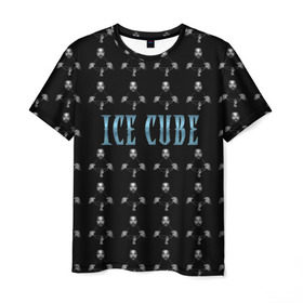 Мужская футболка 3D с принтом Ice Cube , 100% полиэфир | прямой крой, круглый вырез горловины, длина до линии бедер | hip hop | hiphop | ice cube | mc | n.w.a | rap | айс | гангса | джексон | западное побережье | куб | кубе | кубик льда | кьюб | мс | о ши | оши | реп | репер | речитатив | рэп | рэпер | хип | хипхоп | хоп