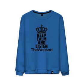 Мужской свитшот хлопок с принтом Keep calm and listen The Weeknd , 100% хлопок |  | pbrb | pop | rb | the weeknd | trilogy | weeknd | xo | викенд | викнд | икс | иксо | макконен | музыкант | о | рнб | тесфайе | уикенд | уикнд | х | хип хоп | хипхоп | хо | эйбел | эр эн би