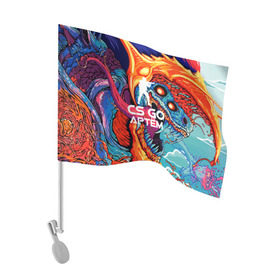 Флаг для автомобиля с принтом Артём в стиле CS GO , 100% полиэстер | Размер: 30*21 см | имена | скоростной зверь