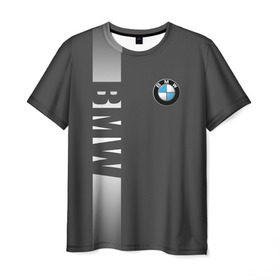 Мужская футболка 3D с принтом BMW 2018 M Sport , 100% полиэфир | прямой крой, круглый вырез горловины, длина до линии бедер | bmw | bmw motorsport | bmw performance | carbon | m | motorsport | performance | sport | бмв | карбон | моторспорт | спорт