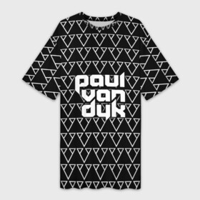 Платье-футболка 3D с принтом Paul Van Dyk ,  |  | Тематика изображения на принте: paul van dyk | ван | дайк | дук | дюк | маттиас пауль | паул | пауль | пол