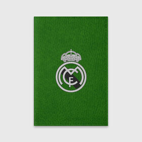 Обложка для паспорта матовая кожа с принтом FC Real Madrid , натуральная матовая кожа | размер 19,3 х 13,7 см; прозрачные пластиковые крепления | Тематика изображения на принте: football | soccer | реал мадрид