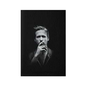 Обложка для паспорта матовая кожа с принтом Ryan Gosling , натуральная матовая кожа | размер 19,3 х 13,7 см; прозрачные пластиковые крепления | Тематика изображения на принте: ryan gosling | актер | райан гослинг