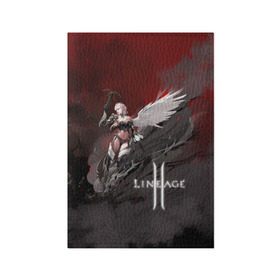 Обложка для паспорта матовая кожа с принтом Angel , натуральная матовая кожа | размер 19,3 х 13,7 см; прозрачные пластиковые крепления | goddess of destruction | line age | line age ii | lineage ii | линейка