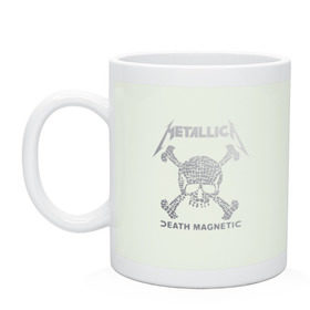Кружка с принтом Metallica, death magnetic , керамика | объем — 330 мл, диаметр — 80 мм. Принт наносится на бока кружки, можно сделать два разных изображения | metallica | джеймс хэтфилд | кирк хэмметт | ларс ульрих | металлика | роберт трухильо | рок группа