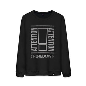 Мужской свитшот хлопок с принтом Attention Attention Shinedown , 100% хлопок |  | shinedown