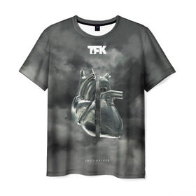 Мужская футболка 3D с принтом TFK Incomplete , 100% полиэфир | прямой крой, круглый вырез горловины, длина до линии бедер | tfk | thousand foot krutch