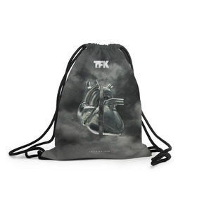 Рюкзак-мешок 3D с принтом TFK Incomplete , 100% полиэстер | плотность ткани — 200 г/м2, размер — 35 х 45 см; лямки — толстые шнурки, застежка на шнуровке, без карманов и подкладки | tfk | thousand foot krutch
