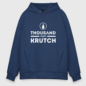 Мужское худи Oversize хлопок с принтом Thousand Foot Krutch logo , френч-терри — 70% хлопок, 30% полиэстер. Мягкий теплый начес внутри —100% хлопок | боковые карманы, эластичные манжеты и нижняя кромка, капюшон на магнитной кнопке | tfk | thousand foot krutch