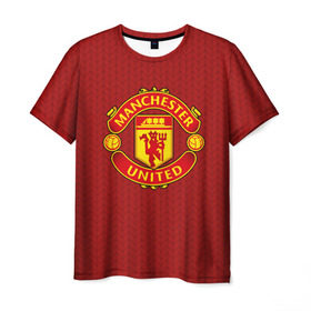 Мужская футболка 3D с принтом Manchester United Knitted , 100% полиэфир | прямой крой, круглый вырез горловины, длина до линии бедер | england | football | logo | manchester united | pattern | sport | англия | арт | вязаный | лига | лого | манчестер юнайтед | переплет | свитер | спорт | текстура | узор | фк | футбол | футбольный клуб | эмблема