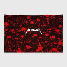 Флаг-баннер с принтом Metallica , 100% полиэстер | размер 67 х 109 см, плотность ткани — 95 г/м2; по краям флага есть четыре люверса для крепления | metallica | punk | rock | альтернативный хип хоп | группа | инди поп | музыка | музыкальное произведение | ноты | панк | регги | рок | синти поп
