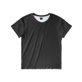 Детская футболка 3D с принтом Кевлар Ультра , 100% гипоаллергенный полиэфир | прямой крой, круглый вырез горловины, длина до линии бедер, чуть спущенное плечо, ткань немного тянется | black | carbon | карбон | кевлар | кольчуга