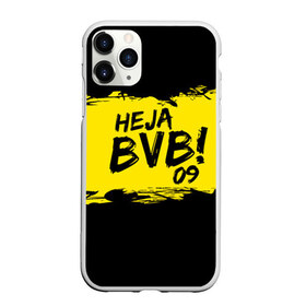 Чехол для iPhone 11 Pro матовый с принтом Borussia Dortmund FC , Силикон |  | Тематика изображения на принте: 09 | bvb | heja | боруссия | германия | дортмунд | клуб | фк | футбол | футбольный