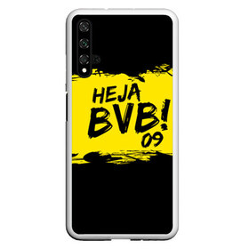 Чехол для Honor 20 с принтом Borussia Dortmund FC , Силикон | Область печати: задняя сторона чехла, без боковых панелей | Тематика изображения на принте: 09 | bvb | heja | боруссия | германия | дортмунд | клуб | фк | футбол | футбольный