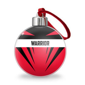 Ёлочный шар с принтом Warrior , Пластик | Диаметр: 77 мм | warrior | воин | спортсмен