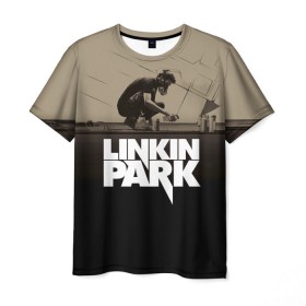 Мужская футболка 3D с принтом Linkin Park Meteora , 100% полиэфир | прямой крой, круглый вырез горловины, длина до линии бедер | benington | bennington | chester | hybrid | linkin | linking | meteora | mike | park | shinoda | theory | бенингтон | беннингтон | линкин | линкинг | майк | метеора | парк | рок | честер | шинода
