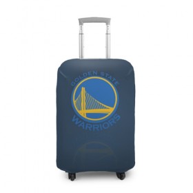Чехол для чемодана 3D с принтом Golden State Warriors , 86% полиэфир, 14% спандекс | двустороннее нанесение принта, прорези для ручек и колес | 