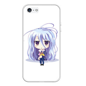 Чехол для iPhone 5/5S матовый с принтом No Game No Life , Силикон | Область печати: задняя сторона чехла, без боковых панелей | anime | manga | no game no life | аниме | без игры жизни нет | манга