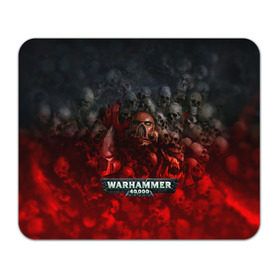 Коврик прямоугольный с принтом Warhammer 40000: Dawn Of War , натуральный каучук | размер 230 х 185 мм; запечатка лицевой стороны | relic entertainment | warhammer 40000: dawn of war | черепа