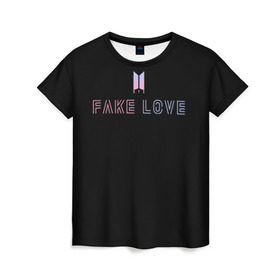 Женская футболка 3D с принтом TEAR BTS , 100% полиэфир ( синтетическое хлопкоподобное полотно) | прямой крой, круглый вырез горловины, длина до линии бедер | bangtan boys | bts | бантаны | бтс
