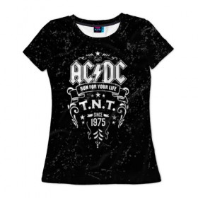 Женская футболка 3D с принтом AC/DC run for your life , 100% полиэфир ( синтетическое хлопкоподобное полотно) | прямой крой, круглый вырез горловины, длина до линии бедер | ac dc | acdc | acdc ас дс | австралийская | ангус янг | асдс | блюз | группа | крис слэйд | метал | молния | музыка | музыканты | певцы | рок | рок н ролл | стиви янг | хард | хардрок | эксл роуз