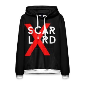 Мужская толстовка 3D с принтом scarlxrd_3 , 100% полиэстер | двухслойный капюшон со шнурком для регулировки, мягкие манжеты на рукавах и по низу толстовки, спереди карман-кенгуру с мягким внутренним слоем. | scarlxrd | мариус