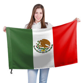 Флаг 3D с принтом Мексика Чемпионат Мира , 100% полиэстер | плотность ткани — 95 г/м2, размер — 67 х 109 см. Принт наносится с одной стороны | mexico | бразилия | мексика | сборная мексики | футбол | чемпионат мира