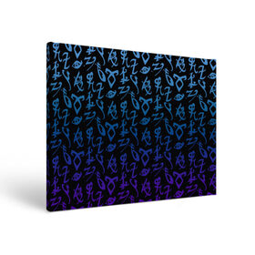 Холст прямоугольный с принтом Blue runes , 100% ПВХ |  | Тематика изображения на принте: freeform | shadowhunters | доминик шервуд | клэри фрэй | кэтрин макнамара | фэнтази