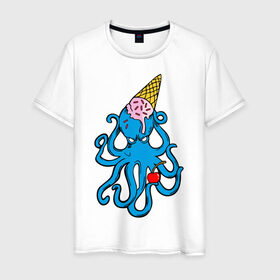 Мужская футболка хлопок с принтом Mark Blink 182 , 100% хлопок | прямой крой, круглый вырез горловины, длина до линии бедер, слегка спущенное плечо. | Тематика изображения на принте: mark hoppus | octopus | марк хоппус | осьминог