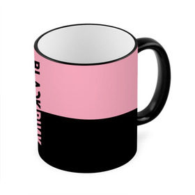 Кружка 3D с принтом BlackPink , керамика | ёмкость 330 мл | black  pink | blackpink | jennie | jisoo | k pop | lalisa | группа | к поп | корейская группа | розовый | черный