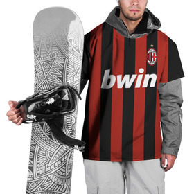 Накидка на куртку 3D с принтом Роналдиньо Милан Ретро , 100% полиэстер |  | Тематика изображения на принте: ac milan | acm | football | milan | ronaldinho | лига чемпионов | милан | ретро | ретро формы | роналдиньо | фк милан | футбол