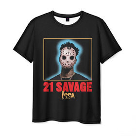 Мужская футболка 3D с принтом 21 Savage , 100% полиэфир | прямой крой, круглый вырез горловины, длина до линии бедер | Тематика изображения на принте: 21 savage | boomin | issa | metro | mode | numb | rap | trap | бешеный | сэведж | твени ван севедж | твенти
