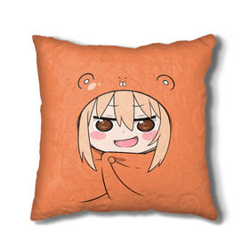 Подушка 3D с принтом Himouto! Umaru-chan , наволочка – 100% полиэстер, наполнитель – холлофайбер (легкий наполнитель, не вызывает аллергию). | состоит из подушки и наволочки. Наволочка на молнии, легко снимается для стирки | himouto umaru chan | himouto umaruchan | komaru | my two faced little sister | tanukichi | u.m.r. | umaru doma | двуличная сестрёнка умару | умару дома