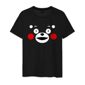 Мужская футболка хлопок с принтом KUMAMON , 100% хлопок | прямой крой, круглый вырез горловины, длина до линии бедер, слегка спущенное плечо. | Тематика изображения на принте: japanese | kumamon | kumamoto | аниме | игрушка | кумамон | кумамото сапурайдзу | персонаж | талисман | япония
