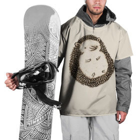 Накидка на куртку 3D с принтом Пузико Ежика , 100% полиэстер |  | Тематика изображения на принте: cute | hedgehog | hedgehogs | ежи | ежик | ежики | живот | животик | иголки | лапки | милый | пузико | пузо | смешной | ушки