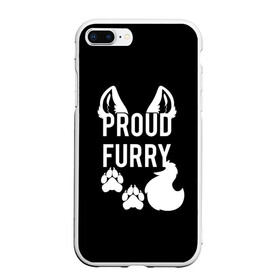 Чехол для iPhone 7Plus/8 Plus матовый с принтом Proud Furry , Силикон | Область печати: задняя сторона чехла, без боковых панелей | Тематика изображения на принте: cute | fox | foxes | furry | ginger | proud | tail | гордость | забавная | лис | лиса | лисица | лисицы | лисичка | лисички | лисы | милая | рыжая | рыжие | смешная | фыр | хвост | хвосты