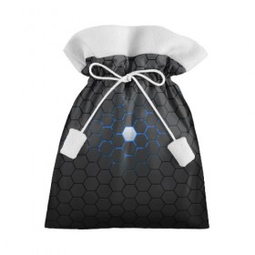 Подарочный 3D мешок с принтом Гексагон , 100% полиэстер | Размер: 29*39 см | Тематика изображения на принте: hexagon | metal | pattern | steel | гексагон | метал | паттерн | сталь | текстуры | шестиугольник