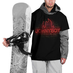 Накидка на куртку 3D с принтом Johnyboy , 100% полиэстер |  | johnyboy | денис василенко | джонибой