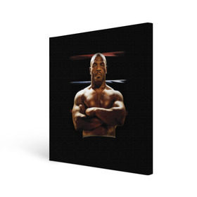 Холст квадратный с принтом Майк Тайсон , 100% ПВХ |  | Тематика изображения на принте: бокс | боксер | знаменитости | спорт | стиль | тайсон | тренд