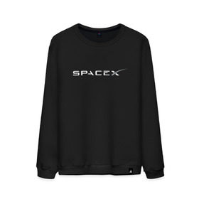 Мужской свитшот хлопок с принтом SpaceX , 100% хлопок |  | elon musk | spacex | илон маск | космос | спэйсикс
