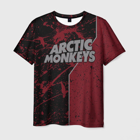 Мужская футболка 3D с принтом Arctic Monkeys , 100% полиэфир | прямой крой, круглый вырез горловины, длина до линии бедер | британская | гараж | группа | инди рок | метал | ню | постпанк | психоделический | рок | хай грин | электроник
