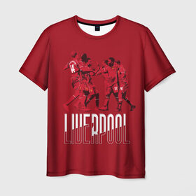 Мужская футболка 3D с принтом Liverpool , 100% полиэфир | прямой крой, круглый вырез горловины, длина до линии бедер | firmino | lfc | liverpool | liverpool fc | mane | shaqiri | ливерпуль | фирмино | фк | футбол | футбольный клуб англии | шакири
