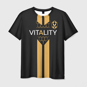 Мужская футболка 3D с принтом FUT FIFA Vitality team 2019 , 100% полиэфир | прямой крой, круглый вырез горловины, длина до линии бедер | champions league | fifa | game. easports | team | ultimate | лига | фифа | чемпионов
